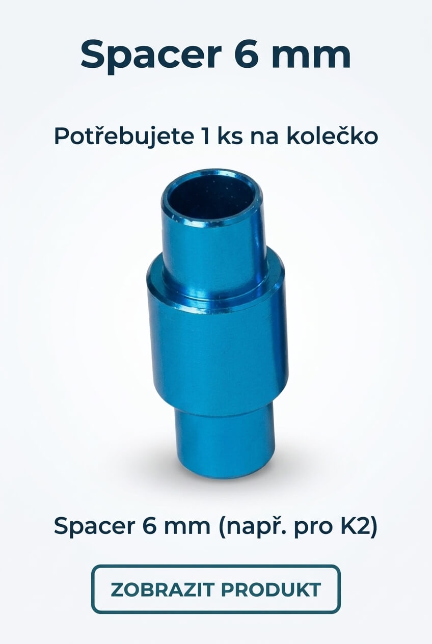 Spacer Powerslide ALU 6 mm do inline kolečka